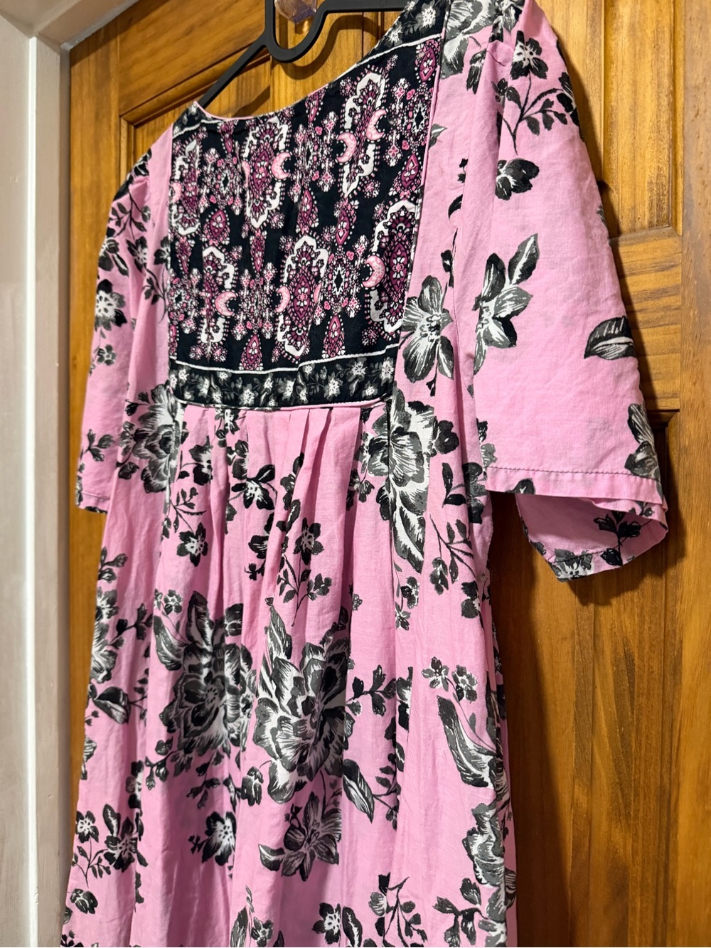 Only Necessities 100% cotton Peony Petal Mixed Print Maxi Dress - Picture 5 of 9